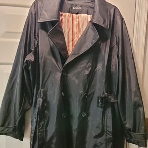 Avenue Black Trench Coat